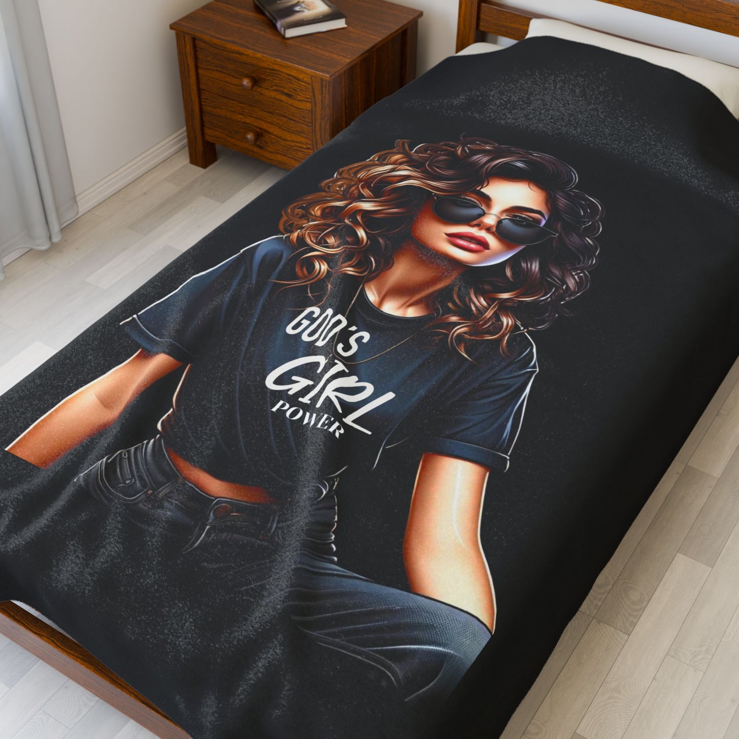 God's Girl Power Plush Blanket