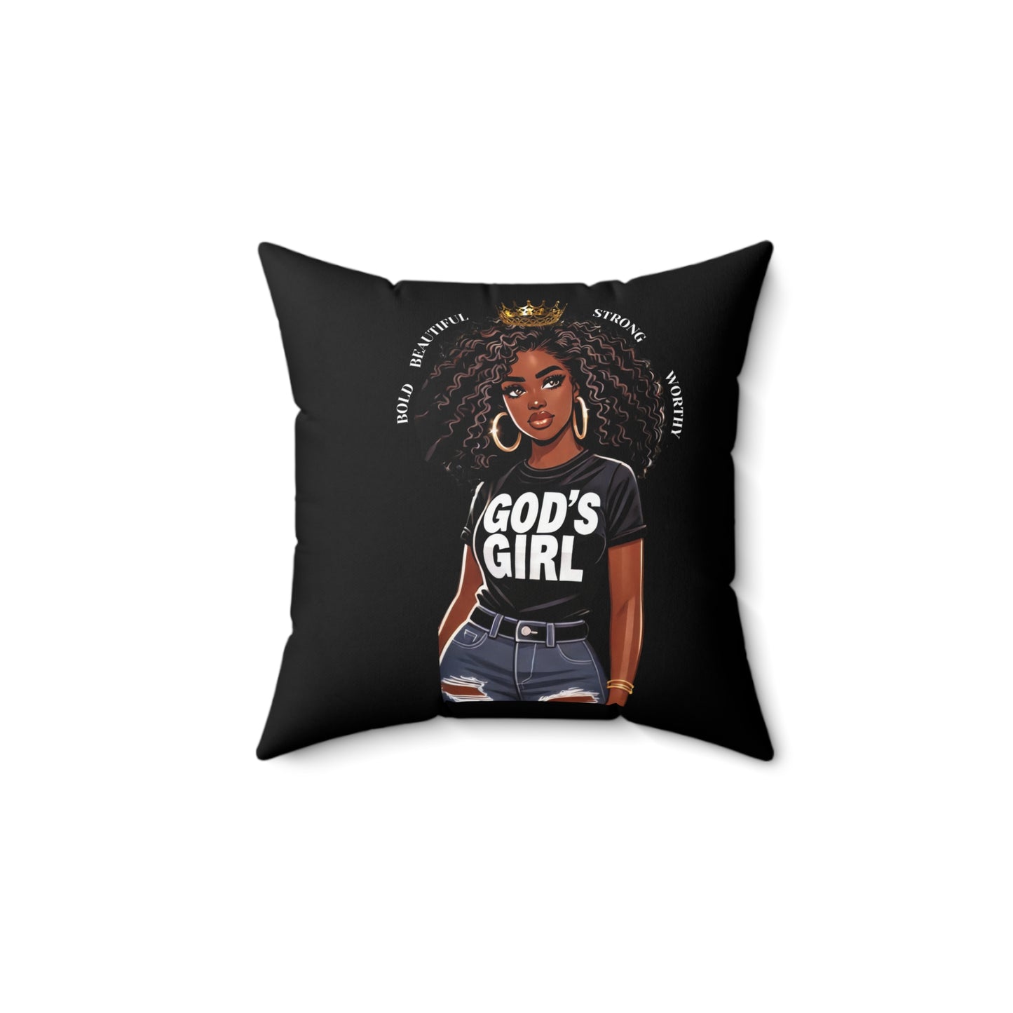 God's Girl Inspirational Pillow
