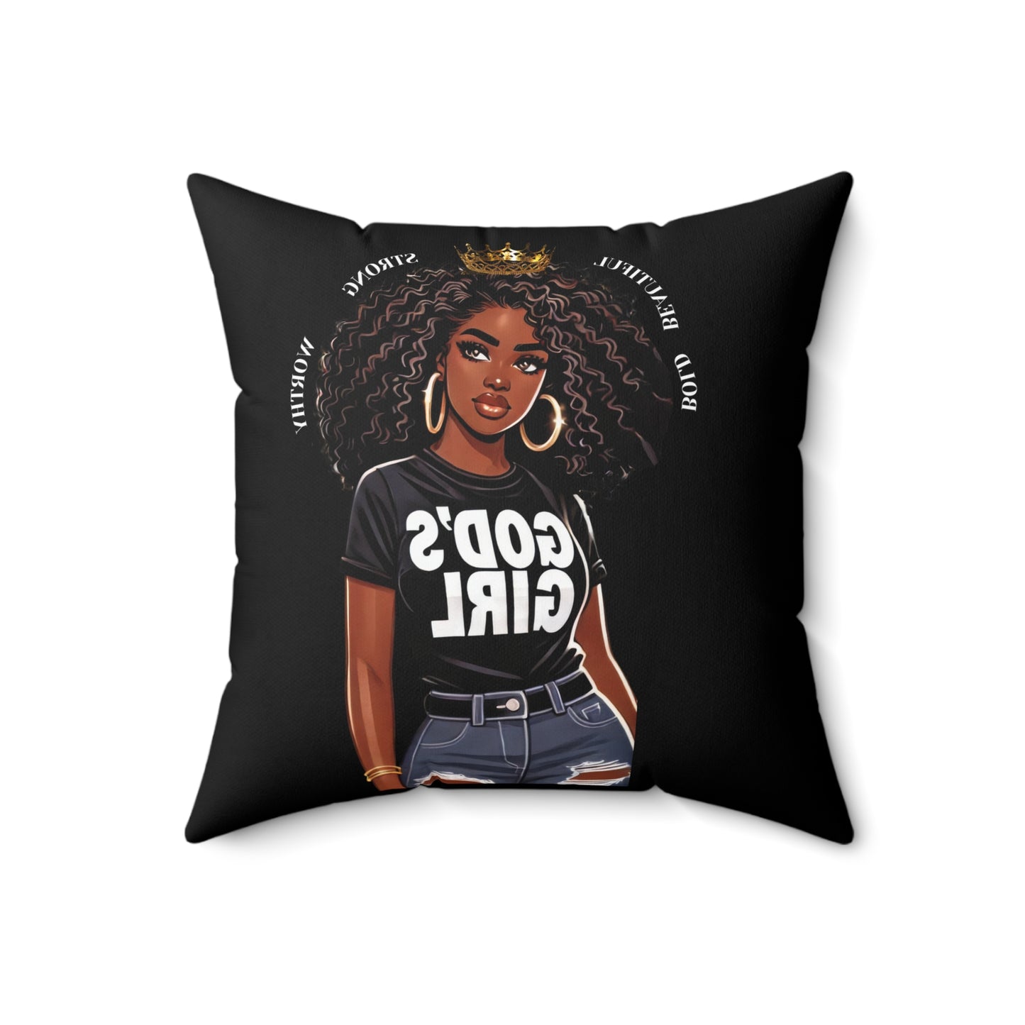 God's Girl Inspirational Pillow
