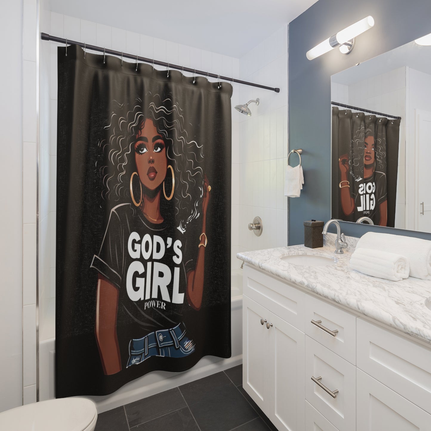 Empowerment Shower Curtain