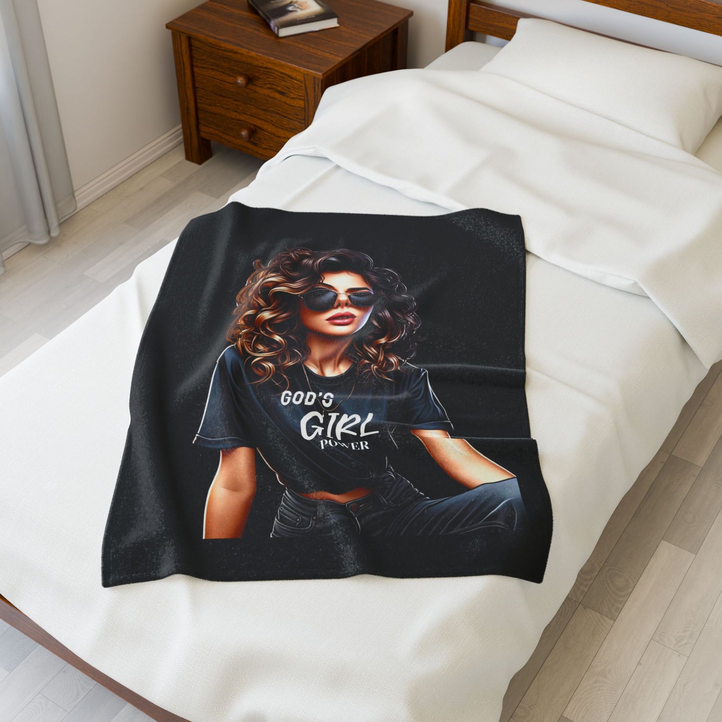 God's Girl Power Plush Blanket