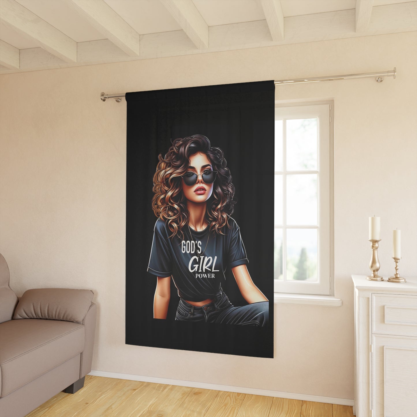 Get it Girl Window Curtain