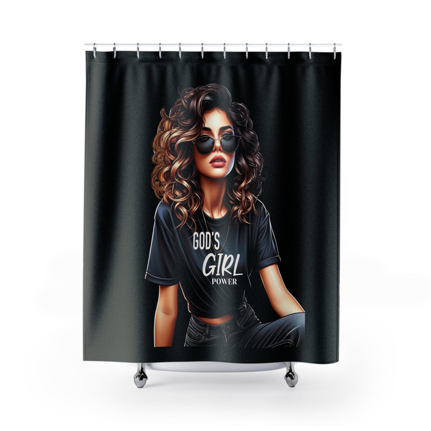 Get it Girl Shower Curtain