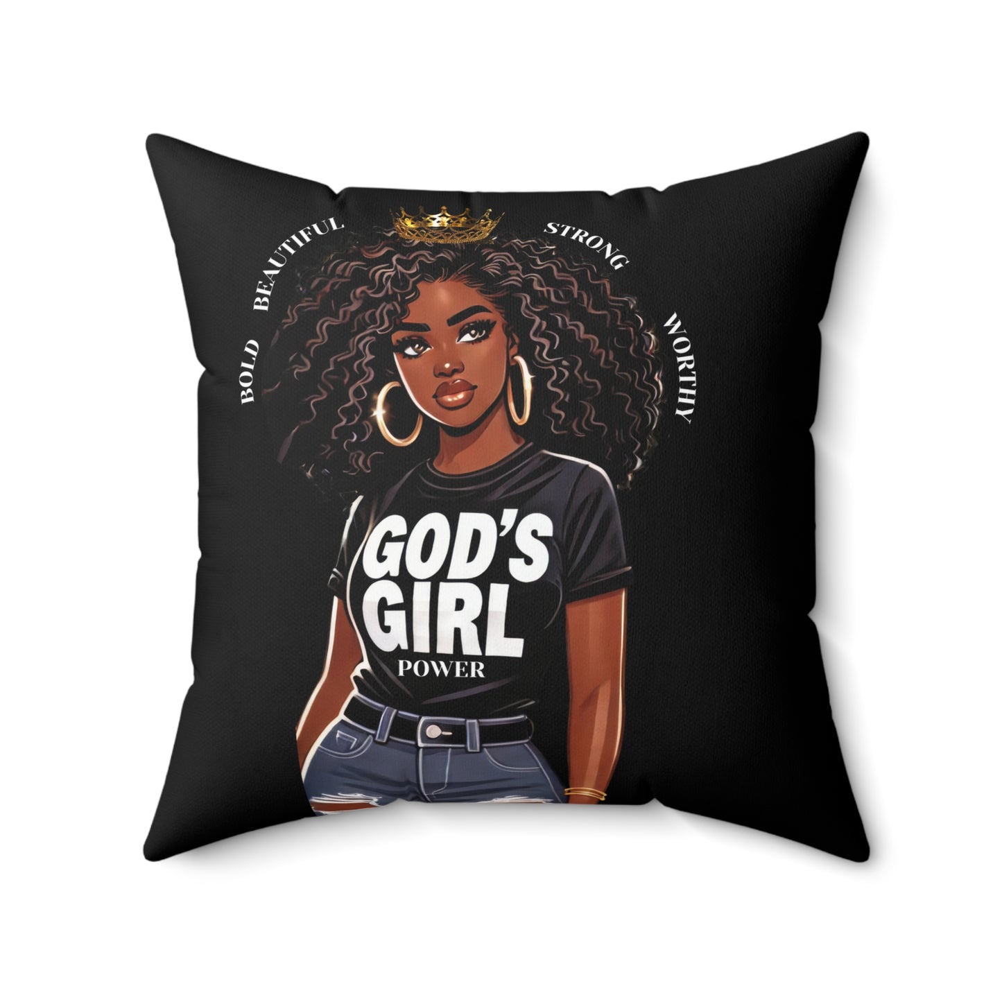 God's Girl Inspirational Pillow