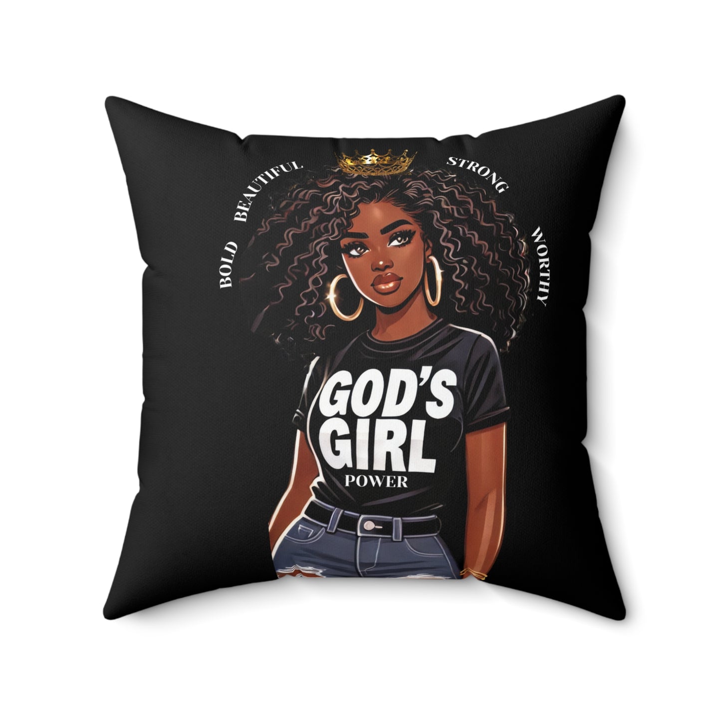 God's Girl Inspirational Pillow