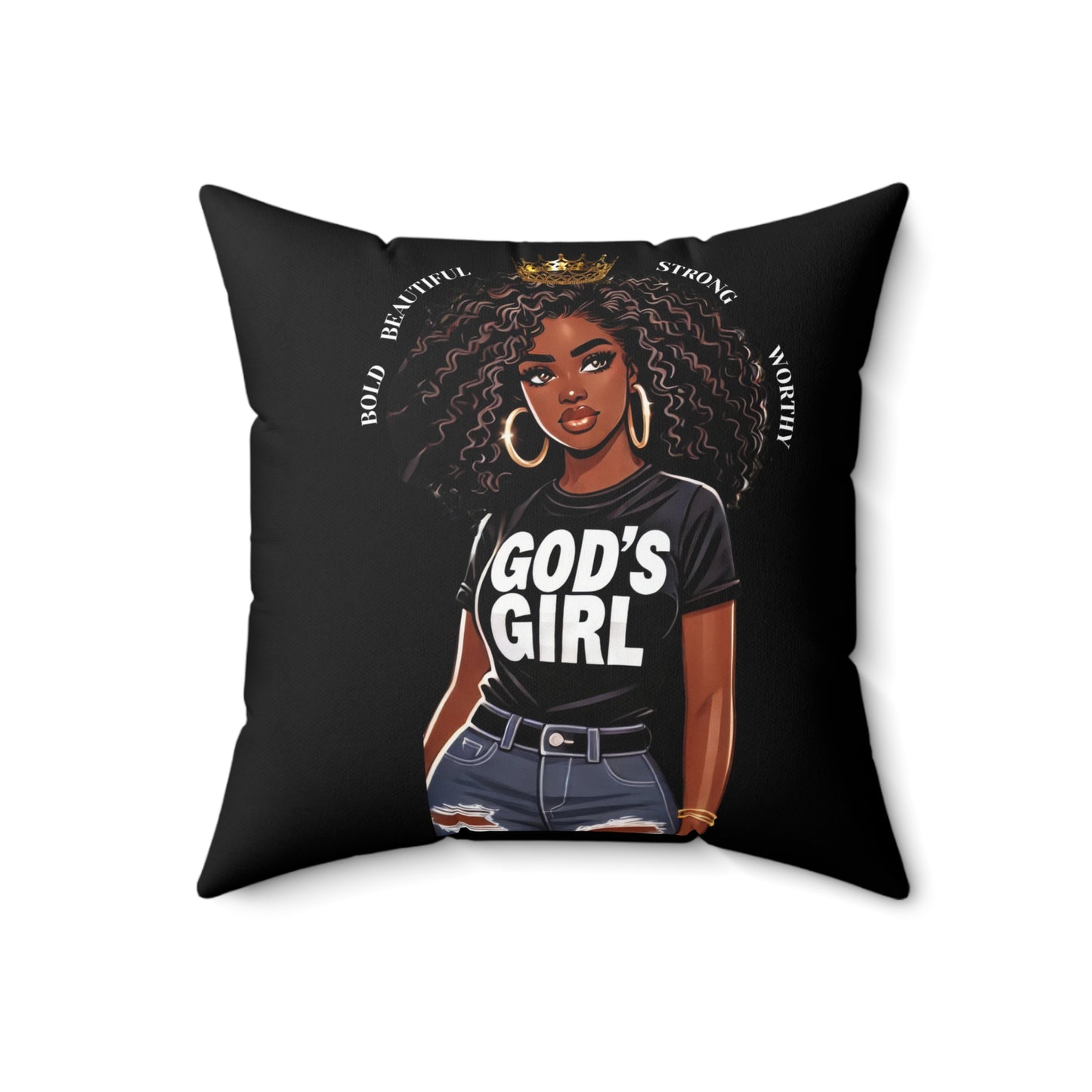 God's Girl Inspirational Pillow