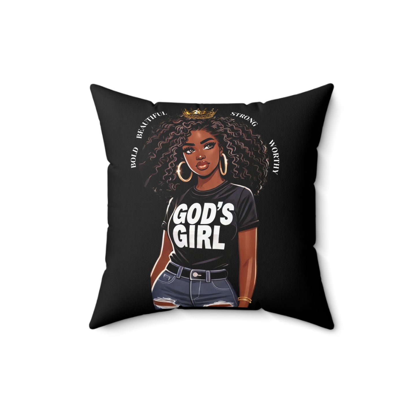 God's Girl Inspirational Pillow
